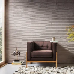 Fotel Loft 81x70 Cm Brązowy