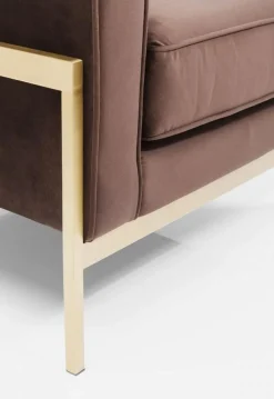 Fotel Loft 81x70 Cm Brązowy