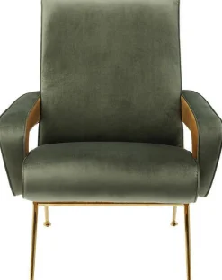 Fotel Luna High 74x93 Cm Zielony