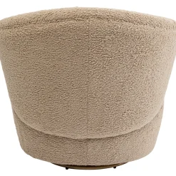 Fotel Obrotowy Carella 82x75 Cm Beżowy
