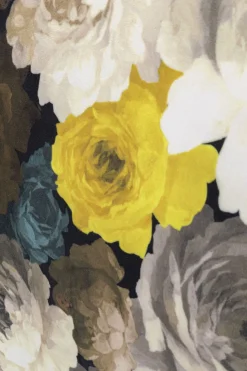 Fotel Obrotowy Peony Yellow 81x70 Cm