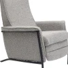 Fotel Rozkładany Nicky 72x104 Cm Recliner Szary