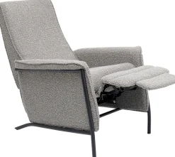 Fotel Rozkładany Nicky 72x104 Cm Recliner Szary