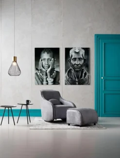 Fotel Swing Ritmo 76x83 Cm Szary