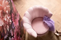 Fotel Water Lily 83x77 Cm Jasnoróżowy