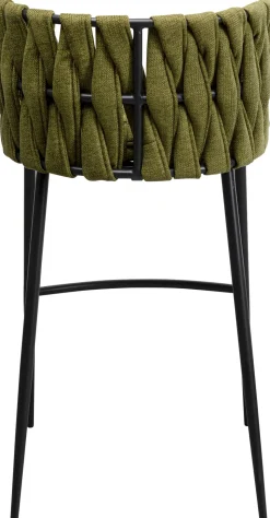 Hoker W Kolorze Ciemnozielonym Rama Czarna Stalowa 77 Cm