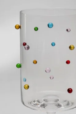Kieliszek Do Wina Szklany Z Kolorowymi Detalami 530 Ml
