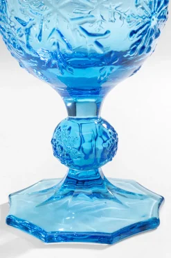 Kieliszek Do Wina Z Niebieskiego Szkła 360 Ml