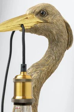 Kinkiet Heron 26x62 Cm Złoty