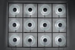 Kinkiet Ufo 186x140 Cm Srebrny
