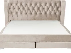 Łóżko Benito Moon 160x200 Cm Kremowe