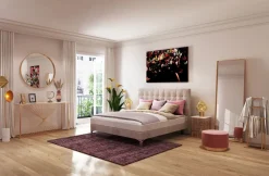 Łóżko Benito Star 180x200 Cm Kremowe