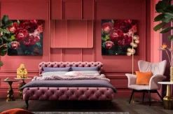 Łóżko Desire 160x200 Cm Różowe