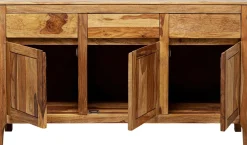 Komoda Brooklyn 145x85 Cm Jasnobrązowa