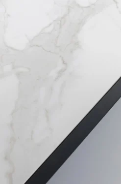 Komoda Catania 180x61 Cm Ciemnoszara - Blat Szklany