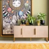 Komoda Cesaro 160x75 Cm Naturalna - Blat Ceramika