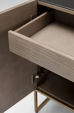 Komoda Cesaro 160x75 Cm Naturalna - Blat Ceramika