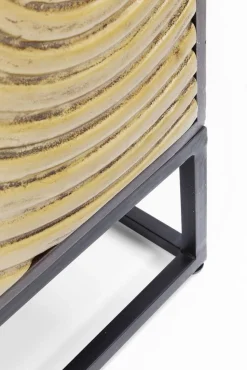 Komoda Circulo 160x80 Cm Czarno-złota