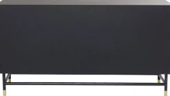 Komoda Credenza 150x80 Cm Czarna