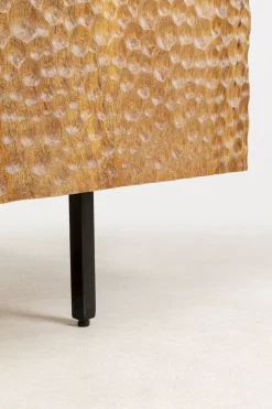 Komoda 3-drzwiowa Do Salonu Drewno Mango Ręczne Wykonanie 160x75 Cm
