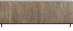 Komoda 5-drzwiowa Rustykalna Z Drewna Mango 184x76 Cm