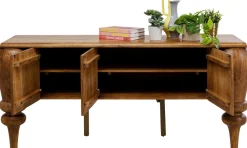 Komoda 3-drzwiowa Z Litego Drewna Mango 200x88 Cm
