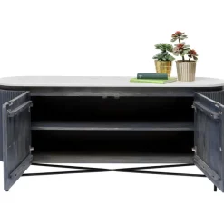 Komoda Glenn 160x75 Cm Biało-szara