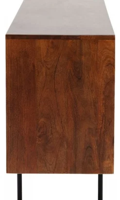 Komoda Grooves 164x79 Cm Brązowa Mango