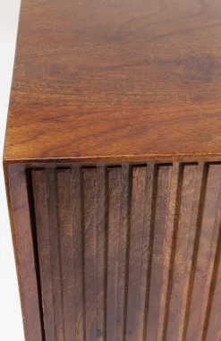 Komoda Grooves 164x79 Cm Brązowa Mango
