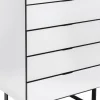 Komoda Lustrzana Z 5 Szufladami Nogi Czarne 65x114 Cm