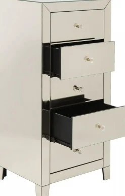Komoda Luxury Gold 5 49x110 Cm Szampańska