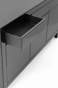 Komoda Luxury Push 141x77 Cm Szara