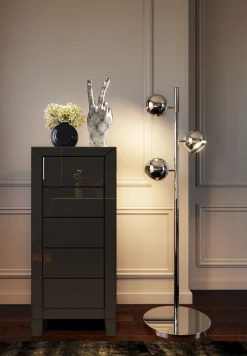 Komoda Luxury Push 49x110 Cm Szara
