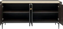 Komoda Milano 180x85 Cm Ciemnobrązowa