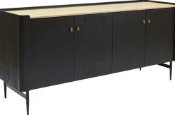 Komoda Milano 180x85 Cm Ciemnobrązowa