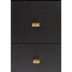 Komoda Milano 80x100 Cm Czarna
