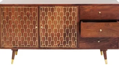 Komoda Muskat 145x75 Cm Brązowa