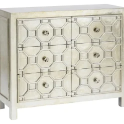 Komoda Szampańska Z 6 Szufladami Glamour 108 X 38 Cm