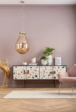 Komoda Terrazzo 183x77 Cm Kolorowa