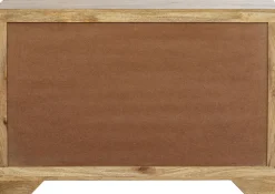 Komoda Z 14 Szufladami Drewno Mango Kolorowe Ornamenty 115x80 Cm