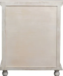 Komoda Z 4 Szufladami Z Drewna Mango Front Kolorowy 90x110 Cm