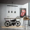 Konsola - Barek Motorbike 180x43 Cm Czarna