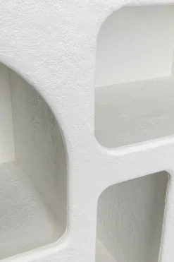 Konsola Biała Skandynawska Drewno I MDF 140x75 Cm