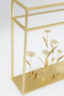 Konsola Flower Meadow 100x25 Cm Złota