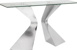 Konsola Gloria 140x45 Cm Srebrna