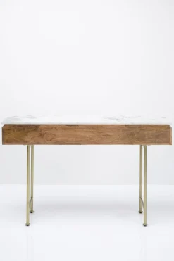 Konsola Grace 100x30 Cm Drewno Mango - Blat Marmur