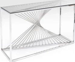 Konsola Laser 120x40 Cm Srebrna