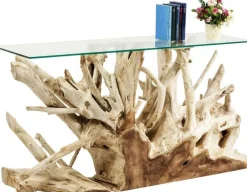 Konsola Roots 150x40 Cm Drewniana