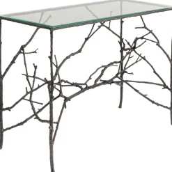 Konsola Tree Branch 105x49 Cm - Blat Szklany