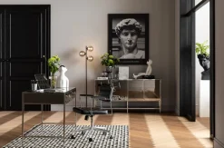 Krzesło Biurowe Dottore 44x78 Cm Czarne Ekoskóra